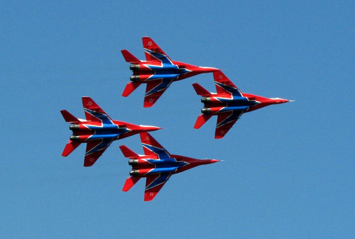 пилотажная группа Стрижи в Ульяновске